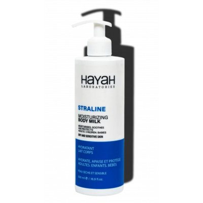 HAYAH LABORATORIES STRALINE MOISTURIZING BODY MILK FOR DRY & SENSITIVE SKIN 500 ML